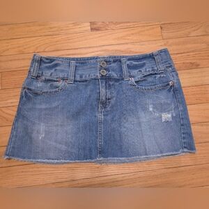 American Eagle Denim Mini Skirt Sz 10